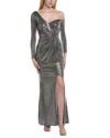 Issue New York Sequin Maxi Dress In Gray