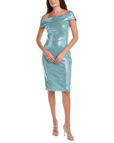 Issue New York Sequin Sheath Dress In Blue