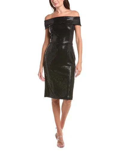 Issue New York Sequin Sheath Dress In Black
