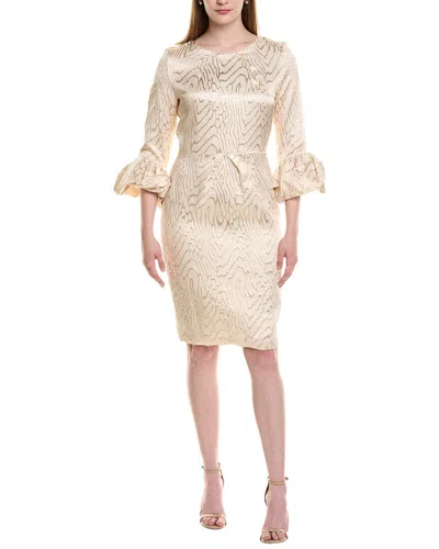 Issue New York Sheath Dress In Metallic
