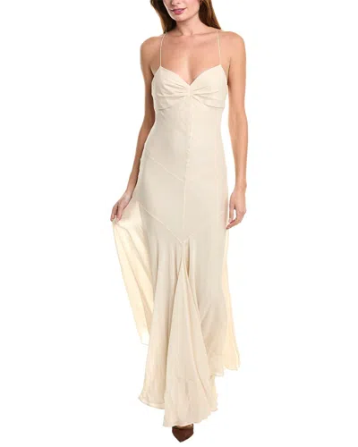 Issue New York Silk Gown In Neutral