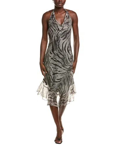 Issue New York Silk Midi Dress In Multi