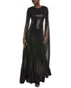 Issue New York Solid Gown In Black