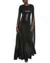 Issue New York Solid Gown In Black