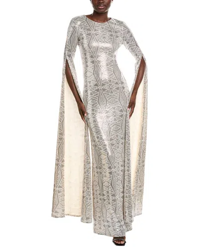 Issue New York Solid Gown In Neutral