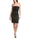 Issue New York Solid Mini Dress In Black