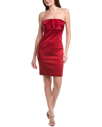 Issue New York Solid Mini Dress In Red