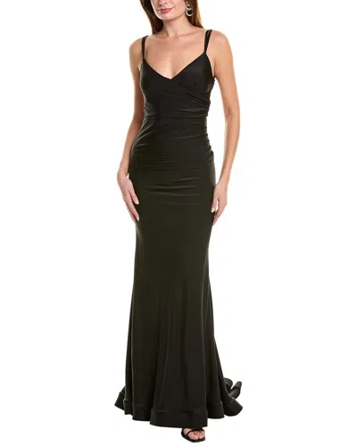 Issue New York Strappy Gown In Black