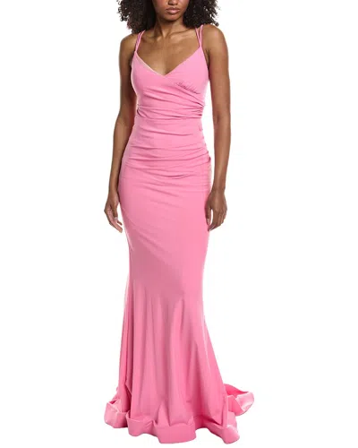 Issue New York Strappy Gown In Pink
