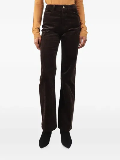 Pre-owned Issue Twelve Chia Corduroy Trousers In Brown