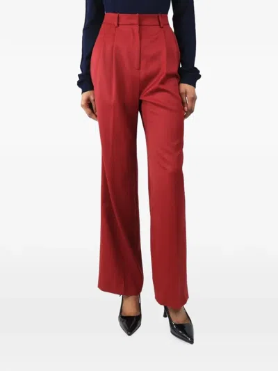 Pre-owned Issue Twelve Stanley Wool Trousers In Red