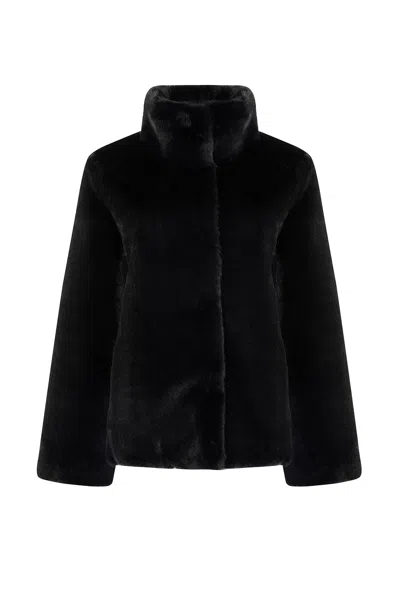 Issy London Women's Joan Faux Shearling Jacket Black