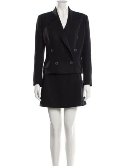 Pre-owned Istante By Versace Skirt Set In Black