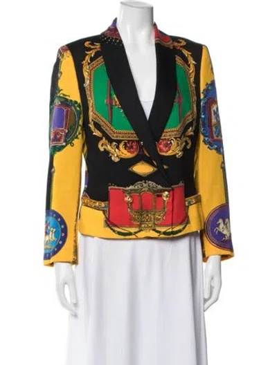Pre-owned Istante By Versace Vintage 1990's Blazer In Multi