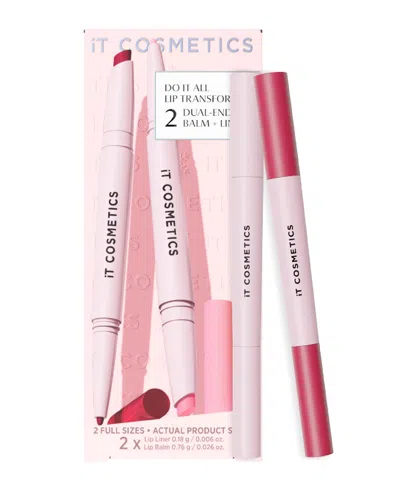 It Cosmetics 2-piece Do It All Lip Transformer Balm & Liner Gift Set In Pink