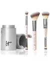 It Cosmetics 4-pc. Celebrate Creative Looks Makeup Brush Set In Set