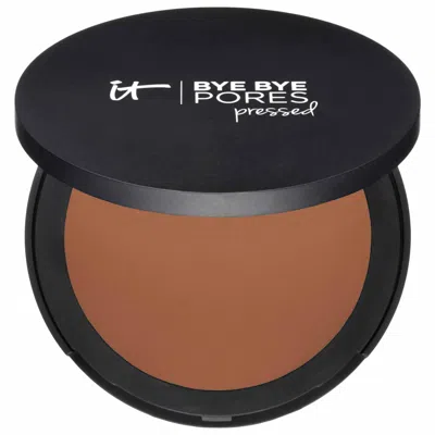 It Cosmetics Bye Bye Pores Translucent Pressed Setting Powder Deep 0.31 oz/ 9 G