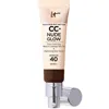 It Cosmetics Cc+ And Nude Glow Lightweight Foundation And Glow Serum With Spf40 32ml (various Shades) - Deep Moch In Deep Mocha