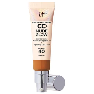 It Cosmetics Cc+ And Nude Glow Lightweight Foundation And Glow Serum With Spf40 32ml (various Shades) - Rich