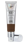 It Cosmetics Cc+ Color Correcting Full Coverage Cream Spf 50+ In Deep Cool