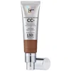 It Cosmetics Cc+ Cream Full Coverage Color Correcting Foundation With Spf 50+ Deep Honey 1.08 oz / 32 ml In Deep Honey