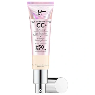IT COSMETICS CC+ CREAM ILLUMINATION WITH SPF 50+ FAIR 1.08 OZ/ 32 ML,P411884