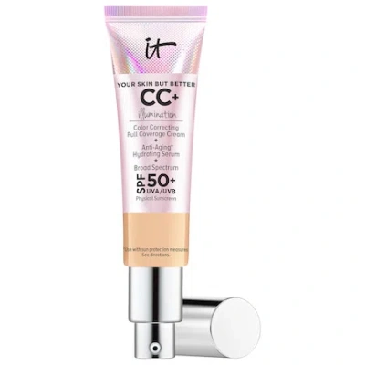 IT COSMETICS CC+ CREAM ILLUMINATION WITH SPF 50+ MEDIUM 1.08 OZ/ 32 ML,P411884
