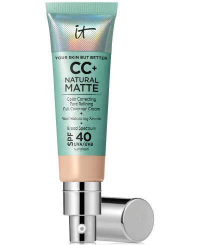 It Cosmetics Cc+ Cream Matte Foundation Spf 40 In Fair Light