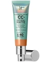 It Cosmetics Cc+ Cream Matte Foundation Spf 40 In Tan Cool