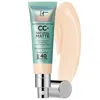 It Cosmetics Cc+ Cream Natural Matte Foundation With Spf 40 Fair Warm 1.08 oz / 32 ml In Fair Warm