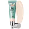 It Cosmetics Cc+ Cream Natural Matte Foundation With Spf 40 Fr Porcelain 1.08 oz / 32 ml In Fr Porcelain