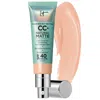 It Cosmetics Cc+ Cream Natural Matte Foundation With Spf 40 Light Cool 1.08 oz / 32 ml In Ght Cool