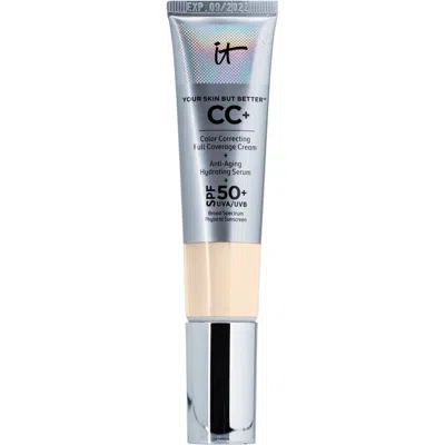 It Cosmetics Cc+ Cream With Spf 50+ Cream 1.08 oz Fair (very Fair Skin W/ Warm Yellow Undertone)fair