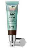 It Cosmetics Cc+ Cream Natural Matte Foundation With Spf 40 Deep Cool 1.08 oz / 32 ml