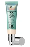 It Cosmetics Cc+ Cream Natural Matte Foundation With Spf 40 Fair Ivory 1.08 oz / 32 ml
