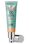 It Cosmetics Cc+ Cream Natural Matte Foundation With Spf 40 Medium 1.08 oz / 32 ml