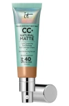 It Cosmetics Cc+ Cream Natural Matte Foundation With Spf 40 Tan 1.08 oz / 32 ml