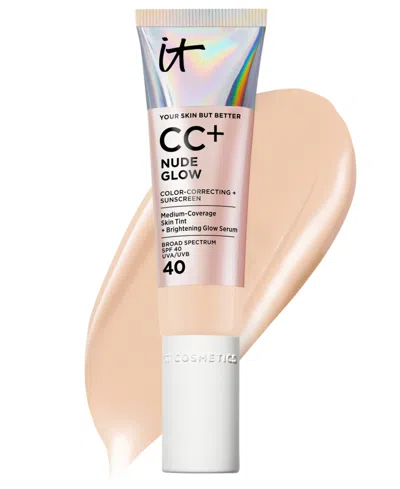 It Cosmetics Cc+ Nude Glow Lightweight Foundation + Glow Serum Spf 40