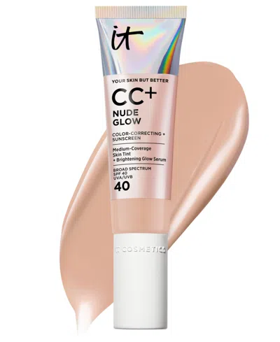 It Cosmetics Cc+ Nude Glow Lightweight Foundation + Glow Serum Spf 40