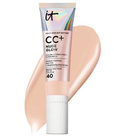 It Cosmetics Cc+ Nude Glow Lightweight Foundation + Glow Serum Spf 40