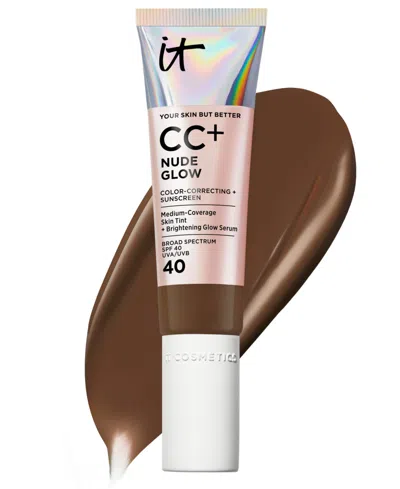 It Cosmetics Cc+ Nude Glow Lightweight Foundation + Glow Serum Spf 40