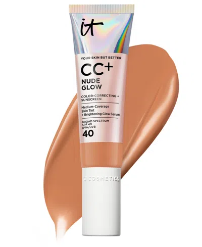 It Cosmetics Cc+ Nude Glow Lightweight Foundation + Glow Serum Spf 40