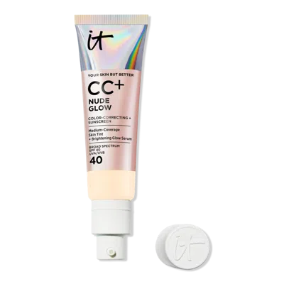 It Cosmetics Cc+ Nude Glow Lightweight Foundation + Glow Serum With Spf 40 - Fair Warm