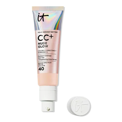 It Cosmetics Cc+ Nude Glow Lightweight Foundation + Glow Serum With Spf 40 - Light Cool