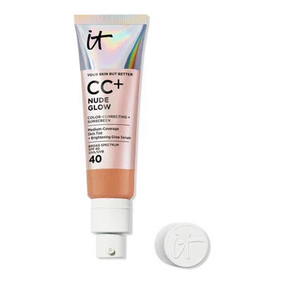 It Cosmetics Cc+ Nude Glow Lightweight Foundation + Glow Serum With Spf 40 - Rich Cool