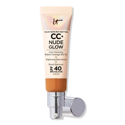 It Cosmetics Cc+ Nude Glow Lightweight Foundation + Glow Serum With Spf 40 - Tan Rich
