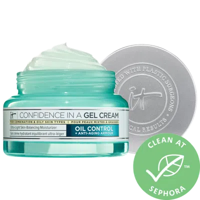 It Cosmetics Confidence In A Gel Cream Oil-control Face Moisturizer 2 oz / 60 ml