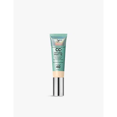 It Cosmetics Fair Warm Your Skin But Better Natural Matte Spf 40 Cc+ Foundation 32ml