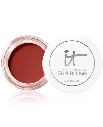 It Cosmetics Glow With Confidence Sun Cream Blush In Sun Gaze
