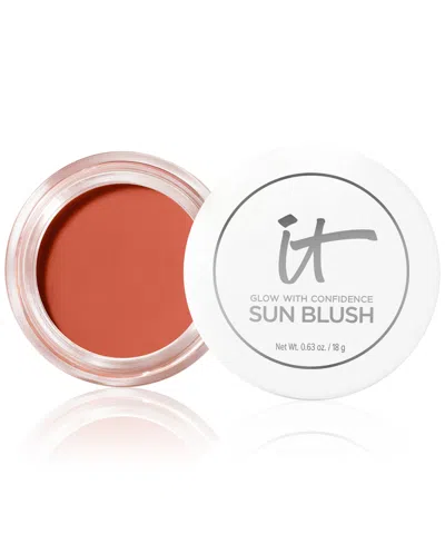 It Cosmetics Glow With Confidence Sun Cream Blush In White